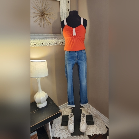 Orange Women's Patagonia Tank Size Small - Picture 2 of 10